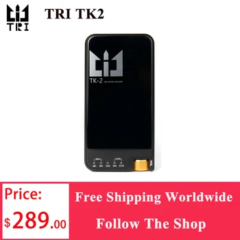 TRI TK2 Çift 9038Q2M DACs kulaklık amplifikatörü Dengeli Kablolu Kulaklık Kulaklık DMP Kulakiçi Monitör AMP IEM ıOS Android TK-2 tk2