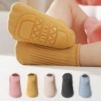 0-5YearAutumn Yeni çocuk Tüp Çorap Dağıtım kaymaz Bebek Kat Çorap Öğrenme Çorap Çocuklar İçin Erkek Ve Kız
