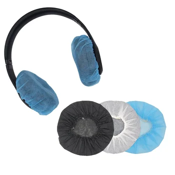 100 ADET Ayrı Paketlenmiş Tek Kullanımlık Kulaklık Kapağı Dokunmamış Kulaklık Yastık 10-12CM Kulaklık Tek Kullanımlık Kulaklık Kulak Kapakları