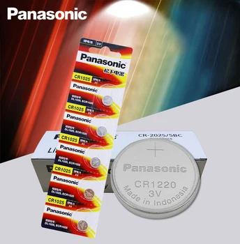 100 ADET / GRUP Panasonic 100 % Orijinal CR1025 CR 1025 3V lityum düğme pil Madeni Para Piller
