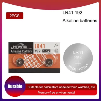 2 adet / grup 100 % Orijinal SR41 AG3 G3A L736 192 392A için Eaxell LR41 Düğme Pil 1.5 V Lityum Madeni Para Piller LR 41