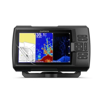 2 x PET Clear Ekran Koruyucu Kapak koruyucu film Guard Garmin Forvet Artı 7cv 7sv Balık Bulucu 7 inç el GPS takip cihazı