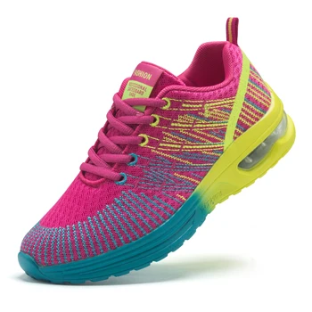 2022 Kadın Hafif Açık Ayakkabı Koşu Koşu Homme Örgü Üst Nefes Spor spor ayakkabılar