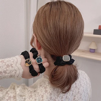 2022 Moda Kadın Taklidi Saç Bağları Kore Tarzı Hairband Scrunchies Kızlar lastik toka Lastik Bant saç aksesuarları