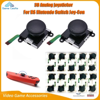 5 adet-10 adet Yedek 3D L R Joystick Analog Rocker Sevinç Sopa Nintendo Anahtarı Denetleyicisi için Joy-Con NS Gamepad Joycon Oyun Pedi