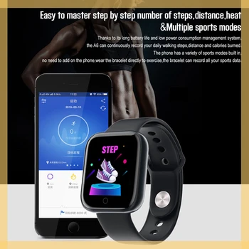 Akıllı saatler Erkek Kadın Hediye için Dijital Smartwatch Spor İzci kol saati Bilezik Kan Basıncı Android ıos