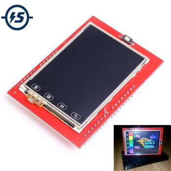 Arduino UNO için R3 Mega2560 TFT LCD Dokunmatik Ekran 2.4 inç Kalkan LCD Modülü 18-bit 262,000 Farklı Tonları Kurulu