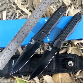 Benchmade marka Nimravus taktik düz vahşi doğada hayatta kalma araçları için savunma bıçak yüksek sertlik taşınabilir av bıçağı bıçak 