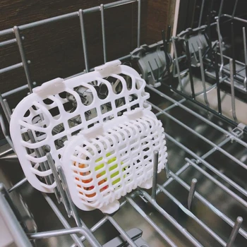 Bulaşık makinesi özel küçük öğeler temizleme sepeti mutfak gereçleri aksesuarları iliklerine kutusu saklama kutusu