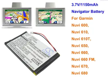 Cameron Çin 1150 mAh Navigator Pil için Garmin Nuvi 600, Nuvi 610, Nuvi 610 T, Nuvi 650, Nuvi 660, Nuvi 660 FM, Nuvi 670, Nuvi 680