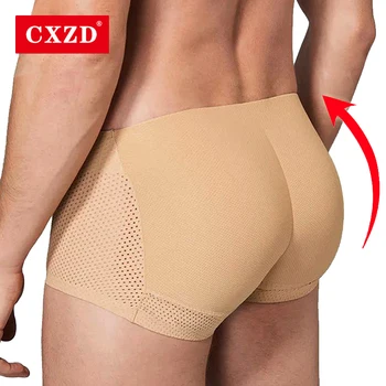 CXZD erkek Şekillendirici Sünger Yastıklı Butt Enhancer Ganimet Booster Vücut Şekillendirme Iç Çamaşırı Külot Geri Pad Artırıcı Kaldırma Kalça
