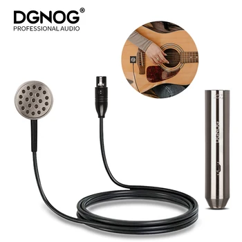 DGNOG DG411 Yüksek Performanslı Minyatür Kondenser Titreşim Pikap Yaylı Çalgılar İçin MPAV Standart XLR Konnektörü İle