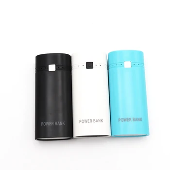 DIY 2x18650 Pil Kutusu Taşınabilir PowerBank Shell Kılıf Kutusu USB Portu Göstergesi ile iPhone Samsung Xiaomi için Pil Olmadan