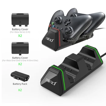 Hızlı şarj standı İstasyonu Xbox Serisi S X One Çift USB Kolu Standı Gamepad Denetleyici Joypad Joystick Şarj braketi