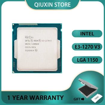 Intel Xeon E3-1270 v3 E3 1270 v3 E3 1270v3 İşlemci L2=1M L3 = 8M 80W CPU 3.5 GHz Dört Çekirdekli Sekiz İplik LGA 1150