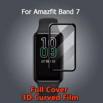Için Amazfit Bandı 7 HD Ekran Koruyucu Tam Kapak Yumuşak Anti-scratch koruyucu film için Amazfit Bandı 7 Smartband Aksesuarları