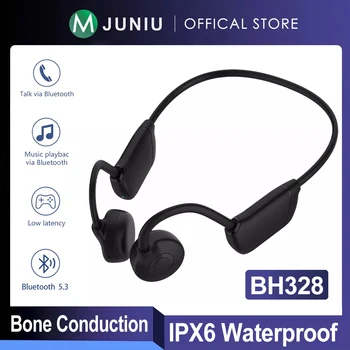 Kemik İletim Kulaklık Bluetooth Kablosuz Su Geçirmez Rahat Giyim Açık Kulak Kancası Değil Kulak Hafif Spor Kulaklıklar