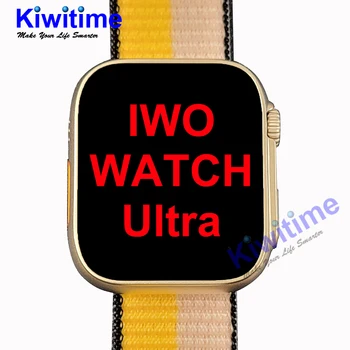 KIWITIME IWO İzle Ultra akıllı saat Serisi 8 45mm Infinity Ekran Kalp Hızı 2022 Lansmanı Smartwatch Erkekler Kadınlar için Android Telefon