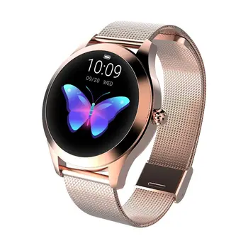 KW10 Su Geçirmez akıllı saat Kadınlar Güzel Bilezik nabız monitörü Uyku İzleme Bağlayın IOS Android PK S3 bant