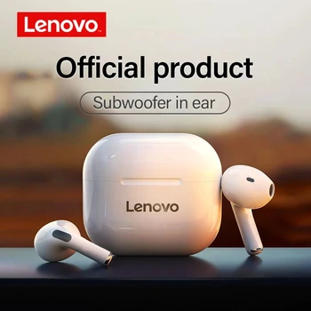 Lenovo LP40 Pro Bluetooth Orijinal Kulaklık 5.0 Sürükleyici Ses TWS Dokunmatik Kontrol Mikrofon ile Uzun Bekleme Süresi için