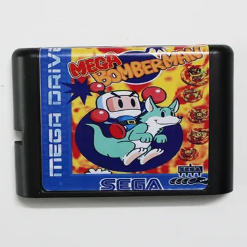 Mega Bombacı Adam 16 bitlik MD Oyun Kartı Için Sega Mega Sürücü Genesis