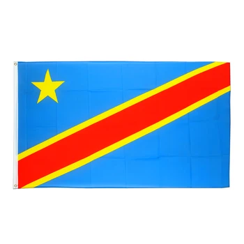 Nlbflag 90X150cm 3x5ft Demokratik Cumhuriyeti Kongo Bayrağı