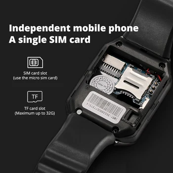 Orijinal DZ09 akıllı bluetooth saat Giyilebilir Cihazlar Akıllı Kol Saati İle iPhone Android Telefon İçin İzle Kamera Saat SIM TF