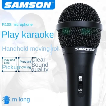 Samson Samson R10S El Dinamik Mikrofon Gitar Çalma ve Şarkı Karaoke Pikap Vokal kayıt mikrofonu