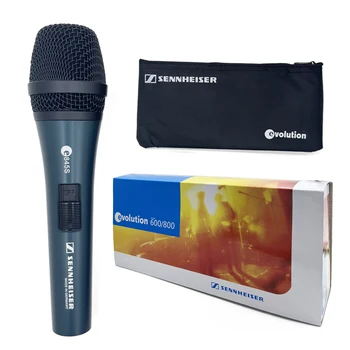 sennheiser E845S Mikrofon Profesyonel Kablolu Süper Kardioid Dinamik El Mic Canlı Performans Sahne Karaoke Kilise