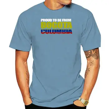 Tasarım Kolombiya Bogota Tshirt Erkekler Komik Kadın T Shirt 2022 Artı Boyutu S-5xl
