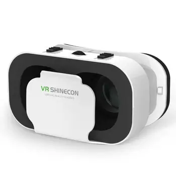 VR SHİNECON G05A Sanal Gerçeklik HD Lens Kulaklık ekonomik 3D VR Gözlük Casque için 4.7-6.0 inç Android ıOS Telefonları
