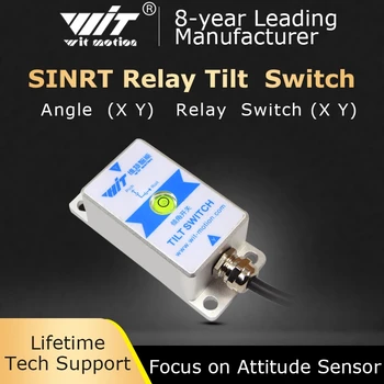 WitMotion SINRT Çift eksenli Yüksek Hassasiyetli Alarm Röle değiştirme sensörü, Açı Ölçümü AHRS, IP67 Su Geçirmez, Anti-titreşim