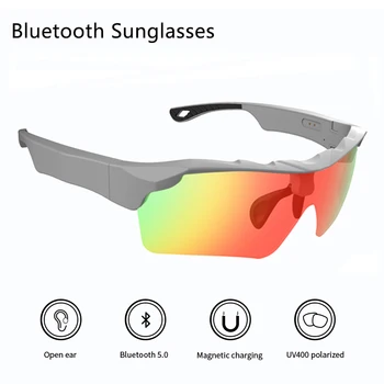 Xiaomi Bluetooth Akıllı Gözlük Hands-Free Çağrı Açık Spor Stereo Güneş Gözlüğü Açık Kulak Kulaklık Müzik Mic İle Akıllı Gözlük