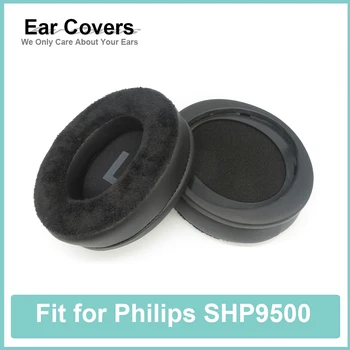 Yastıkları Philips SHP9500 SHP9500S Kulaklık Earcushions Protein Kadife Koyun Derisi Pedleri Köpük
